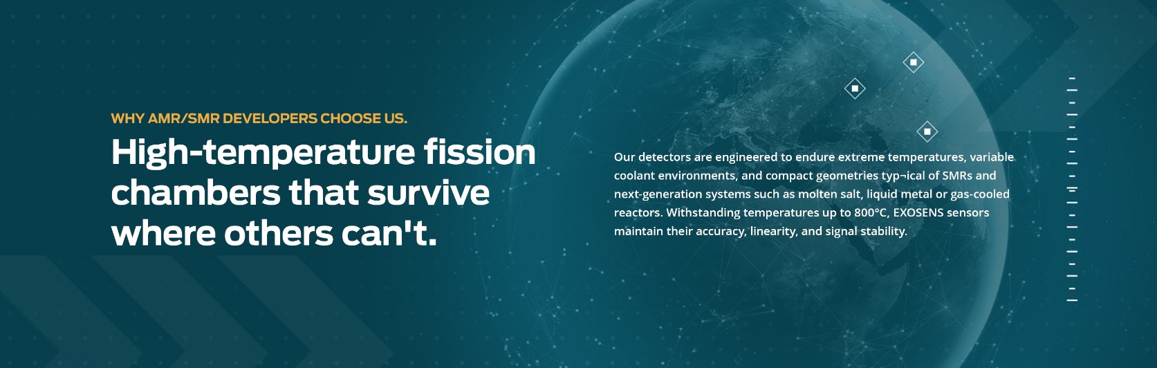 neutron and gamma detectors exosens